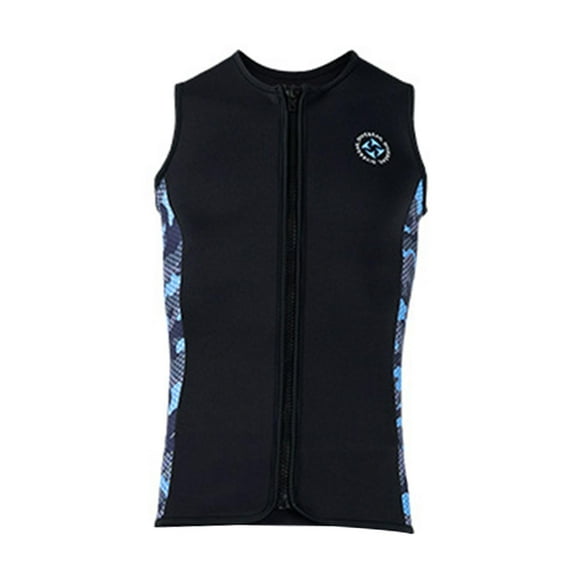 GARENDE 3mm Men Wetsuit Top 3mm Diving Vest Sleeveless Vest for Surfing Water Sports XXXL