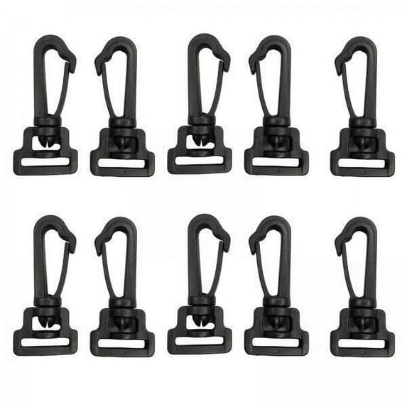 GARENDE 4X 10x Swivel Snap Hook Swivel Clip Multifunctional Webbing Strap Buckle Lobster