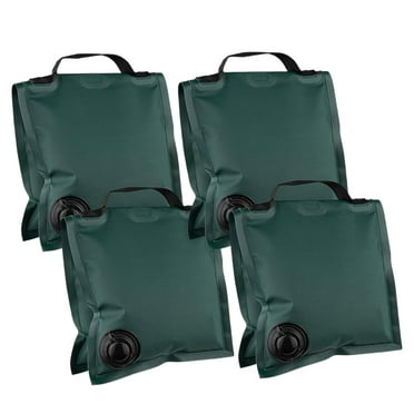 GARENDE 4x Canopy Weight Bags Heavy Duty Fixed Water Bags for Camping Camera Outdoor green