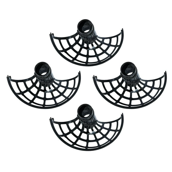 GARENDE 4x Portable Tennis Machine Ball Tracks Easy to Install Expansion Accessories