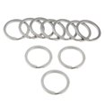 thumbnail image 1 of GARENDE 4x10Pcs Stainless Steel Key Chain Buckle Holder Camping 25mm 4 Pcs, 1 of 9