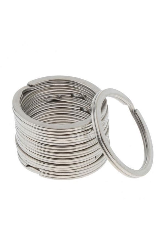 4x10Pcs Stainless Steel Key Chain Buckle Holder Camping 35mm