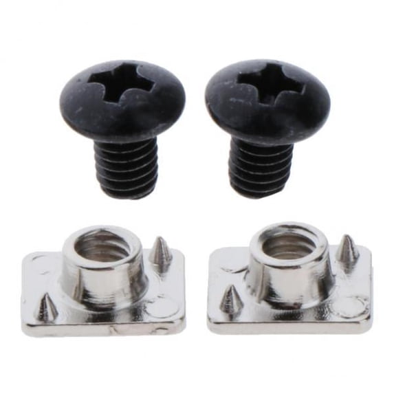 GARENDE 4x2 Pairs Roller Skates Buckle Replacement Inline Skates Screws Nut Bolts Tool 4 Pcs