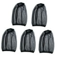 thumbnail image 1 of GARENDE 5 Pieces Head Net Cover Fishing Cap for Fishing Adventure Outdoor Activities Black, 1 of 9