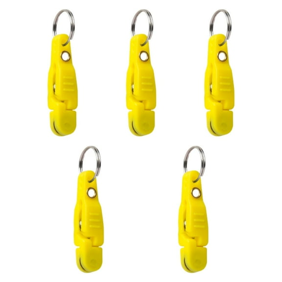 GARENDE 5x Heavy Tension Snap Release Clips with Key for Kite Weight Downrigger