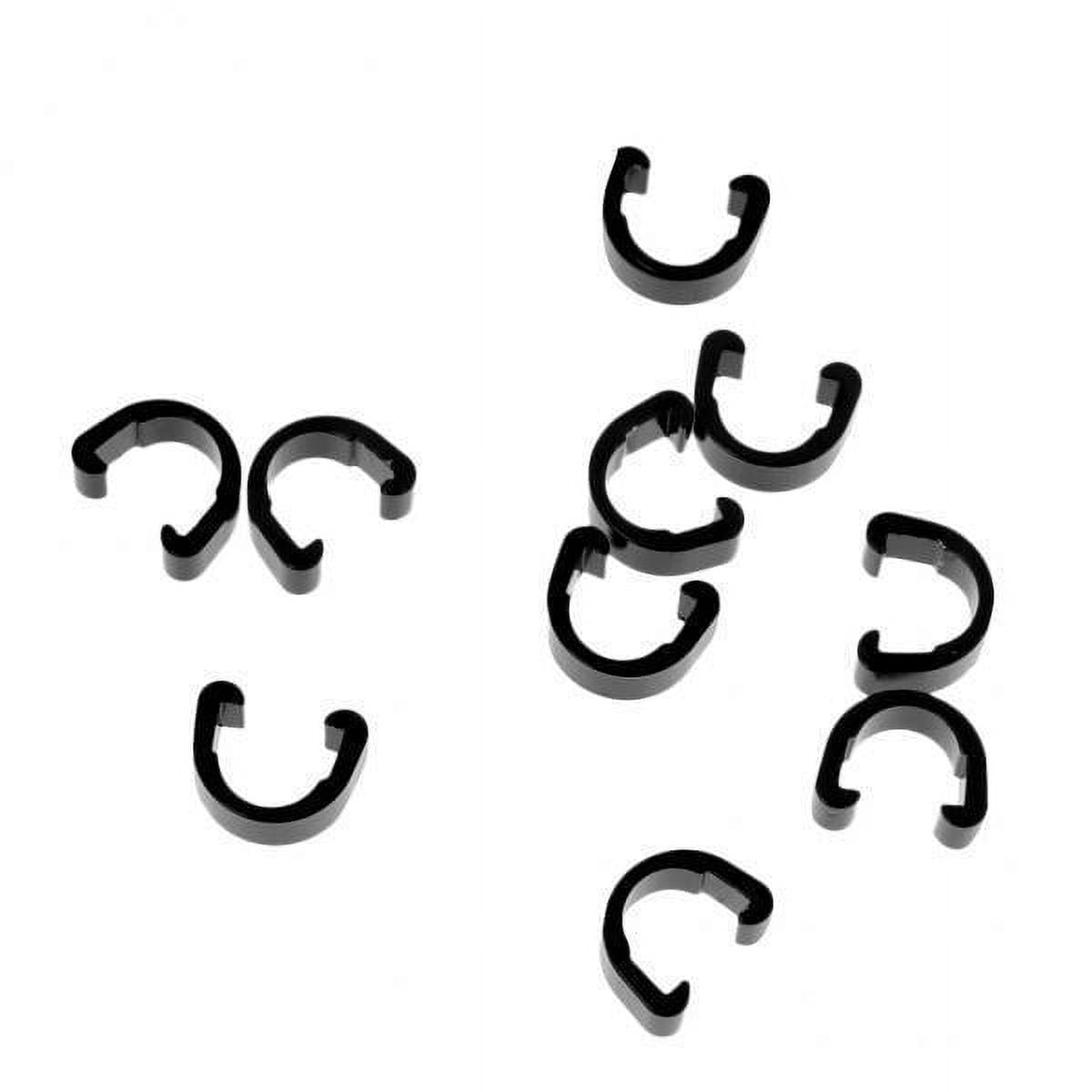 GARENDE 5x10Pcs Cycling Road Bike Cable C-Clips Buckles Housing Hose ...