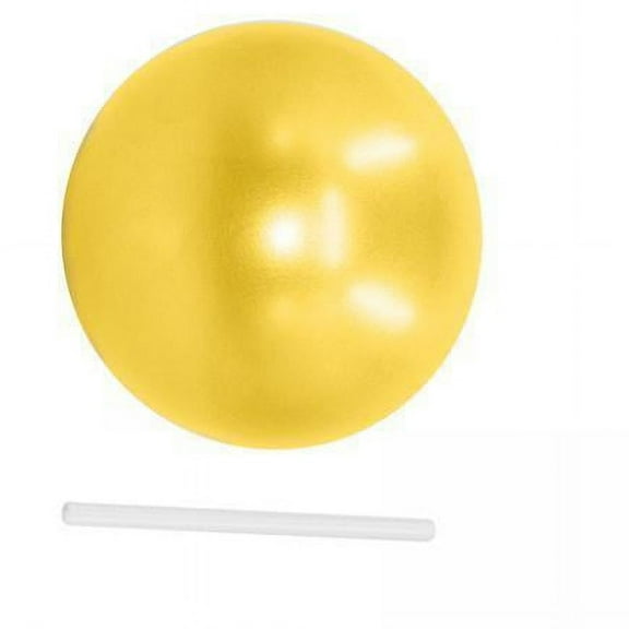 GARENDE 5xSmall Pilates Ball Heavy Duty Workout Ball for Home Gym Balance Yellow