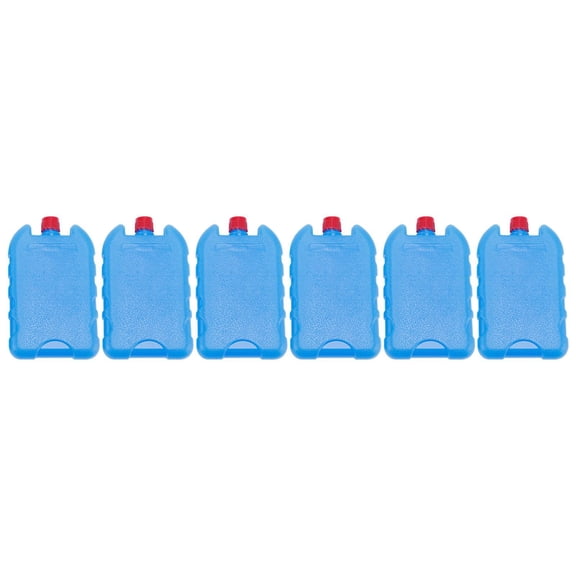 GARENDE 6 Pieces Ice Blocks for Cool Bag Ice Boards Ice Packs for BBQ Fishing Hiking
