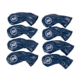 thumbnail image 1 of GARENDE 8Pcs Golf Iron Club Head Covers Embroidery Golfer Gift with Degree Protector Dark Blue, 1 of 9