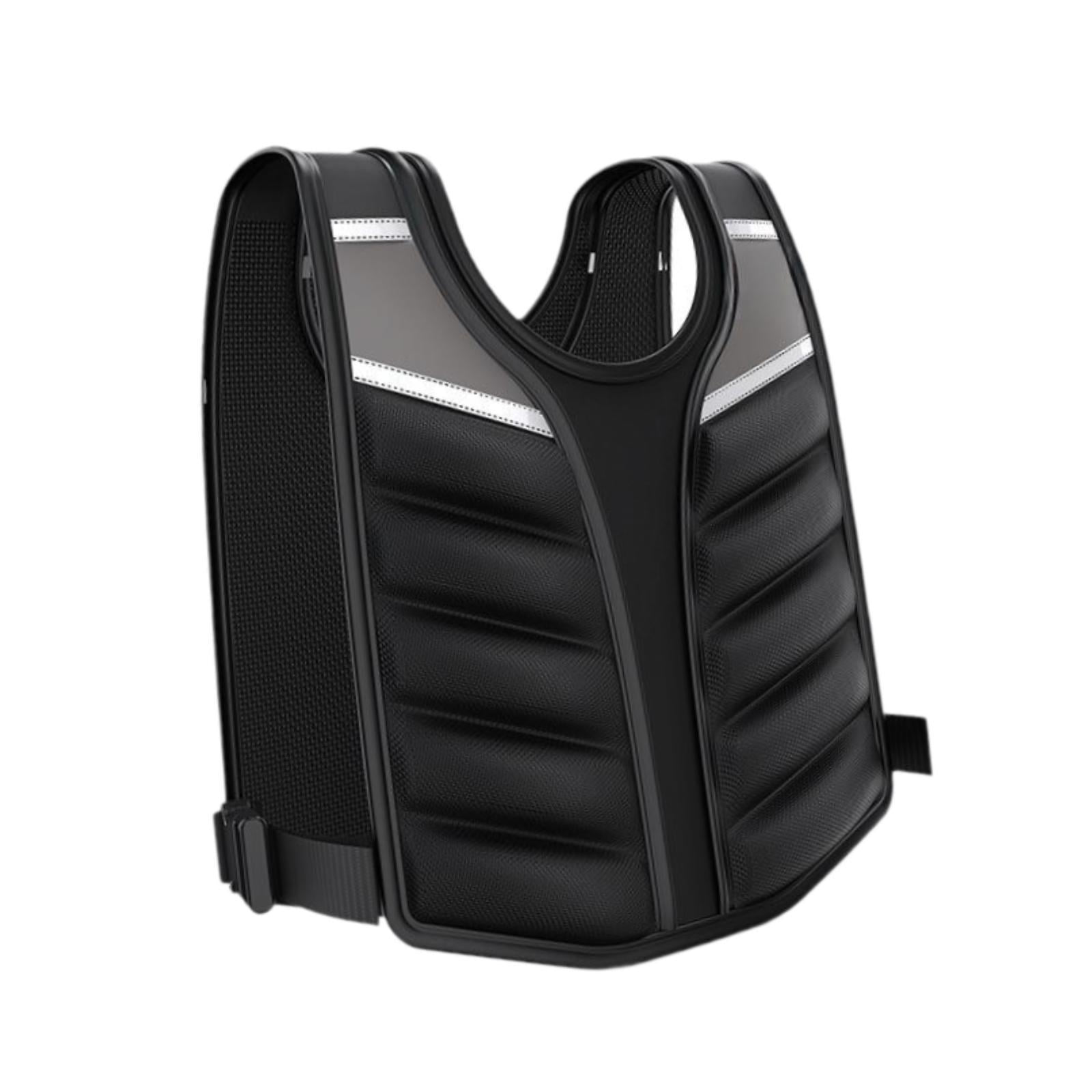 GARENDE Adjustable Weighted Vest, Weighted Jacket Home Gym Fitness Jogging Boxing Exercise with Reflective Stripe Weight Loading Vest 15 Pounds