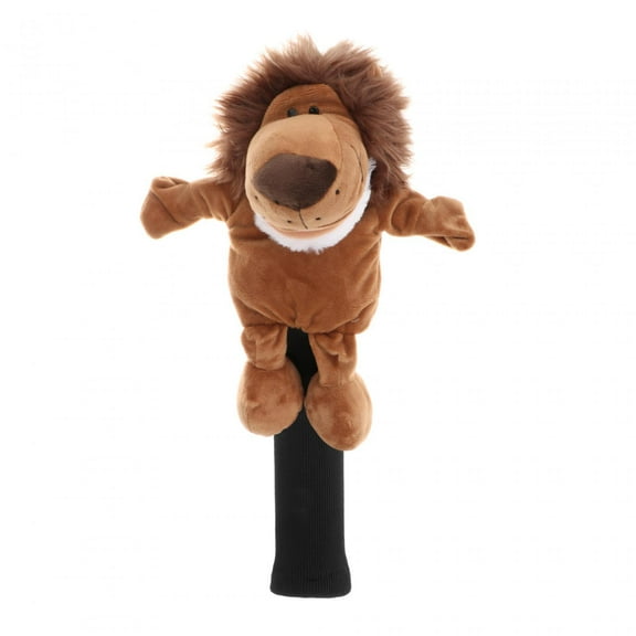 GARENDE Animal Golf Wood Headcover Protective Sleeve Cute Transport Protection Practical brown lion