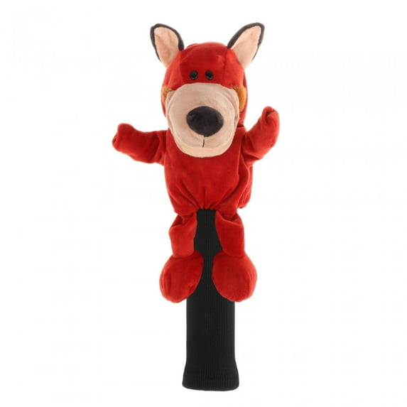 GARENDE Animal Golf Wood Headcover Protective Sleeve Cute Transport Protection Practical red wolf