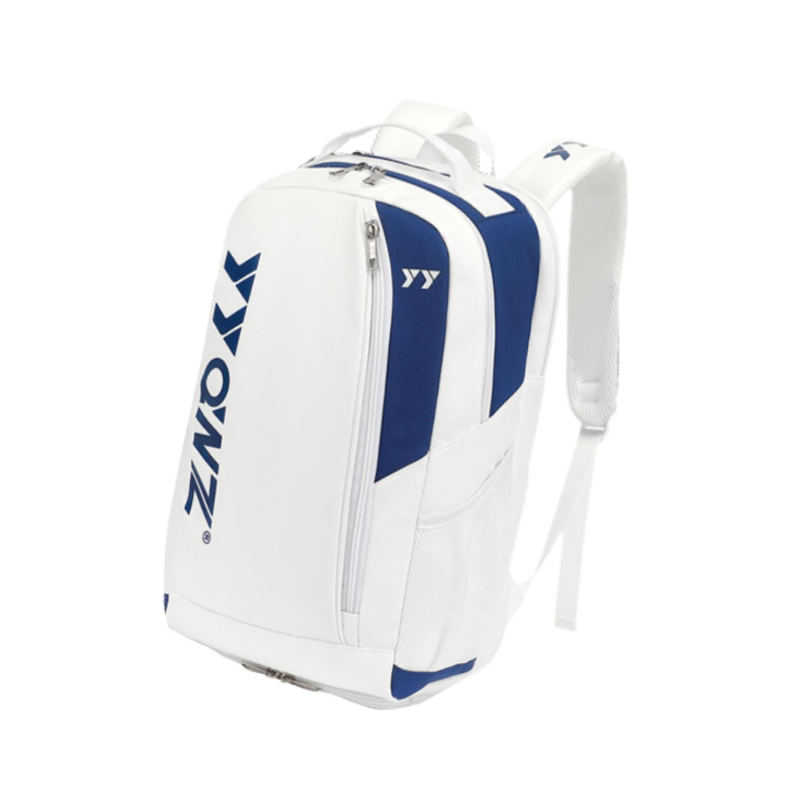 GARENDE Badminton Bag Backpack Shoulder Bag Tennis Rackets Bag for Badminton Rackets White Dark Blue