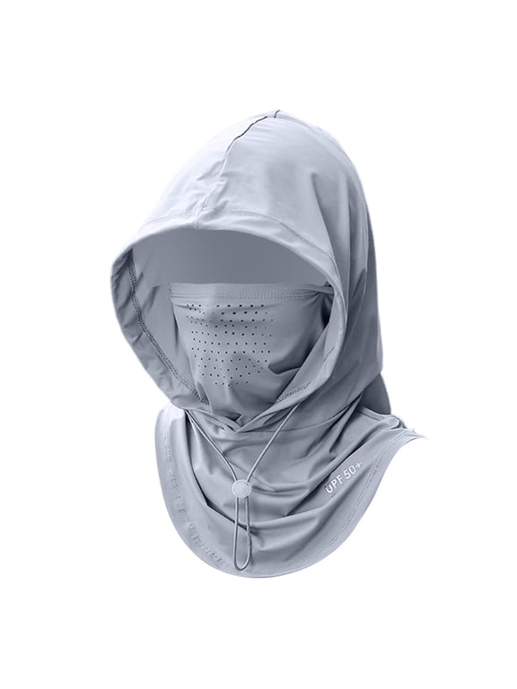 Balaclava Face Comfortable for Men Women for Landscaping Camping Travel light gray