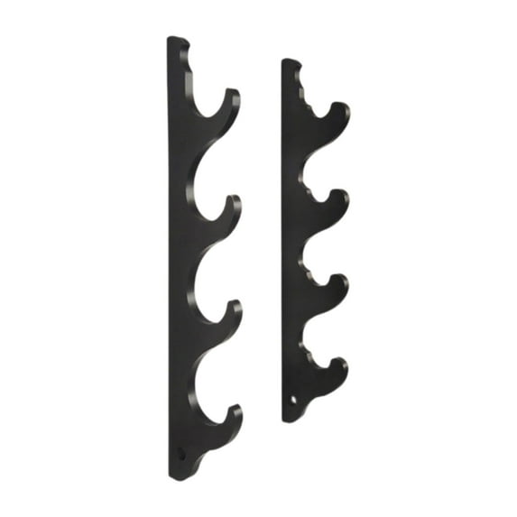 GARENDE Baseball Bat Wall Mount Display Organizer Black Colour Accessories Versatile 4 Tiers