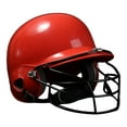 thumbnail image 1 of GARENDE Baseball Helmet with , Gear for Adults, Breathable Sports Outdoors Softball Face Face Guard Red, 1 of 9