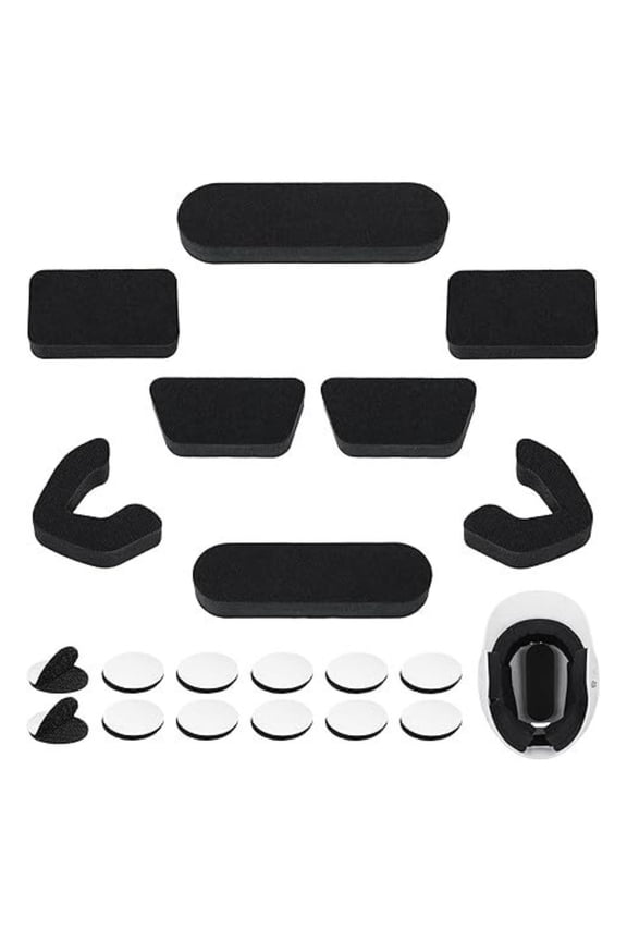 Batting Helmet Padding Cushioning Removable Universal Reusable 2cm Thickened Black