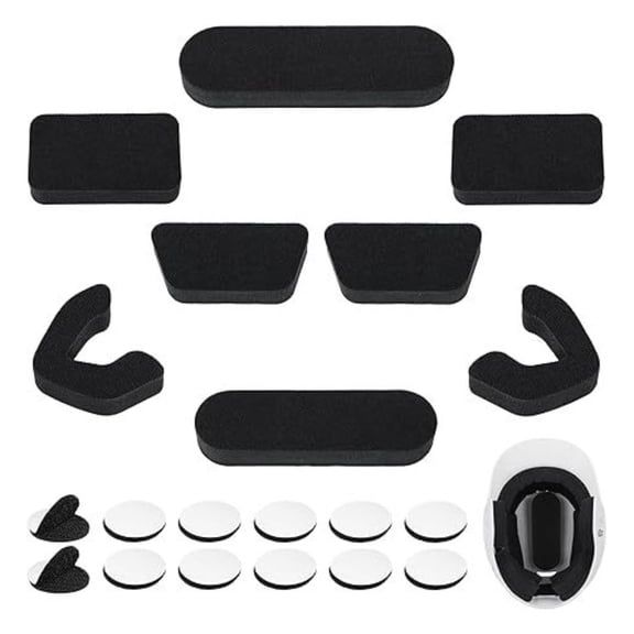 GARENDE Batting Helmet Padding Cushioning Removable Universal Reusable 2cm Thickened Black