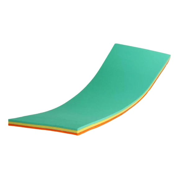 GARENDE Bed Water Mat Adult Water Blanket Pool Float Raft Mattress Pad Green Yellow Orange