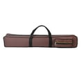 thumbnail image 1 of GARENDE Billiards Pool Bag with Divider Lightweight Pool Cue Carry Bag 1/2 Jointed 32.68inchx5.51inchx2.76inch Coffee, 1 of 8