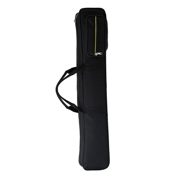 GARENDE Billiards Pool with Divider Lightweight Pool Cue Carry Bag 1/2 Jointed Black