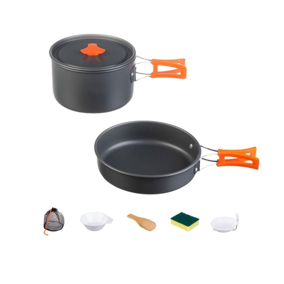 GARENDE Camping Cookware Mess Frying Pan for Camping Backpacking Outdoor C