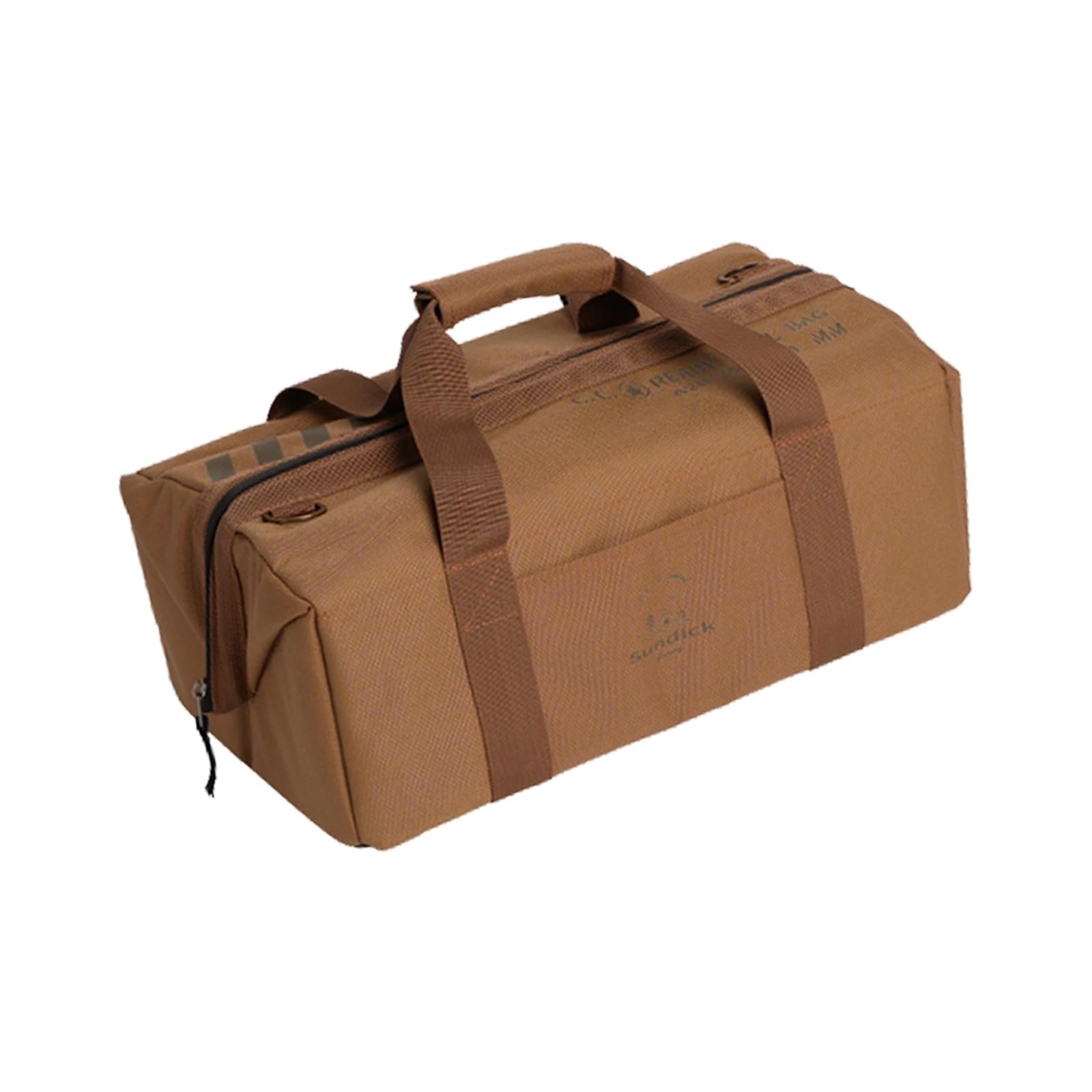 GARENDE Camping Storage Bag Organizer Multipurpose Electricians Tool Bag Handbag Sand color