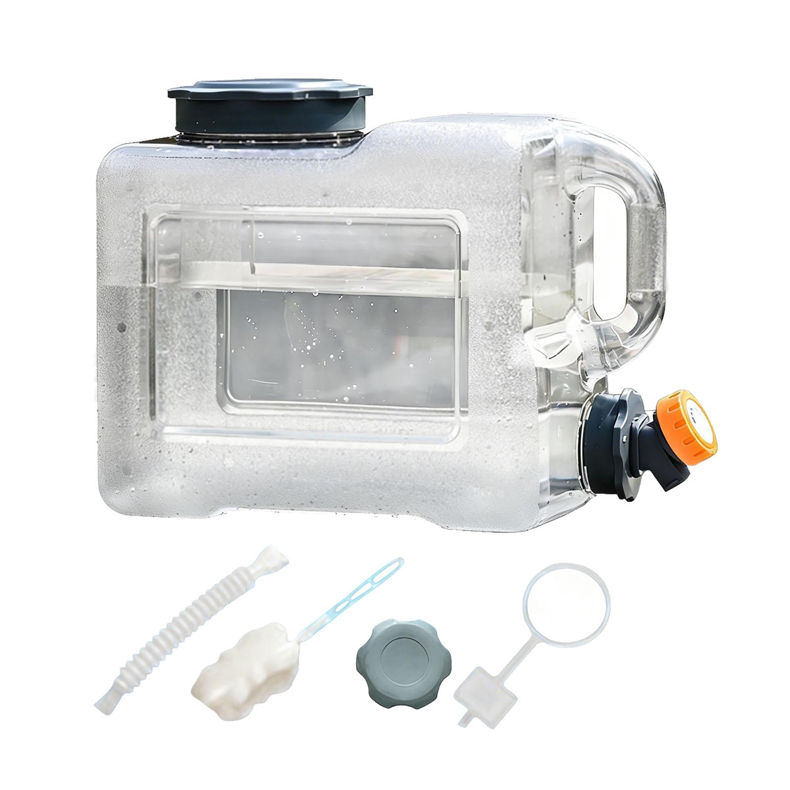 GARENDE Camping Water Jug with Spigot Portable Hydration Bucket for Emergency RV Car 8.6L