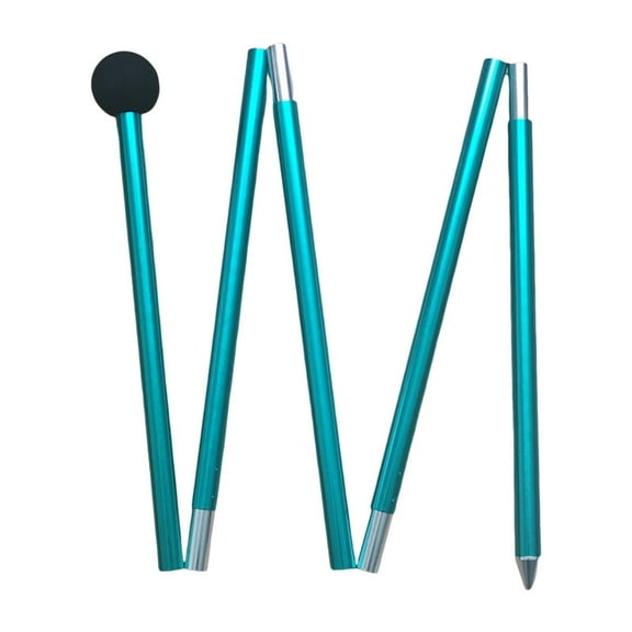 GARENDE Canopy Rod Beach Shelter Aluminum Alloy 2M Tarp Pole for Hiking Awning Beach Green