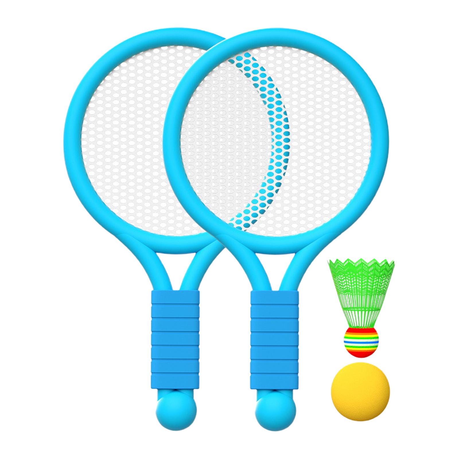 GARENDE Children Badminton Tennis Set Tennis Racket for Kids for Yard Girls Backyard Blue