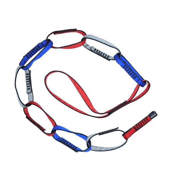 GARENDE Daisy Loop Chain 22kN Nylon Webbing for Rock Climbing Downhill Speed Descent