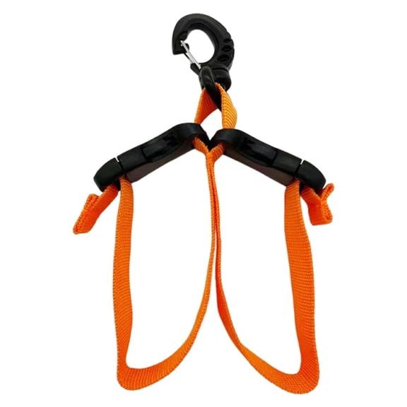 GARENDE Diving Fins Strap Replacement Swim Flippers Buckles for Freediving Men Women Orange
