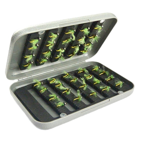 GARENDE Double Sided Fly Fishing Box Fly Box Dry Fly Hooks Storage Case