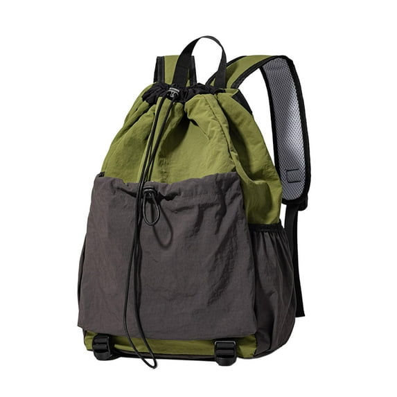 GARENDE Drawstring Backpack Badminton Backpack Daypack Professional Tennis Racket Bag Racquet Carrying Bag for Pickleball Gym Fitness Green