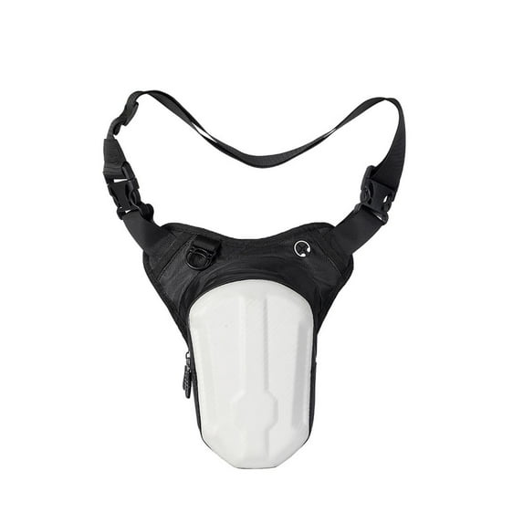 GARENDE Drop Leg Bag Lightweight Easy Carrying Waist Bag for Climbing Cycling Travel White