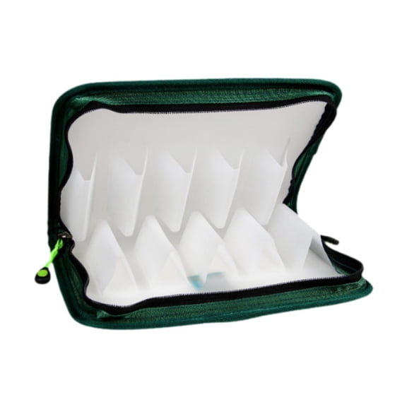 GARENDE Fishing Jig Storage Bag Foldable Wallet Waterproof 10 Compartments Container