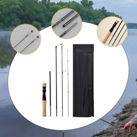GARENDE Fishing Rod Powerful 5 Piece Rods for Freshwater Saltwater Lure Fishing Bass B B