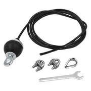 GARENDE Fitness DIY Pulley Cable Adjustable Biceps Indoor 0.5cm Diameter Steel Wire Rope 180cm