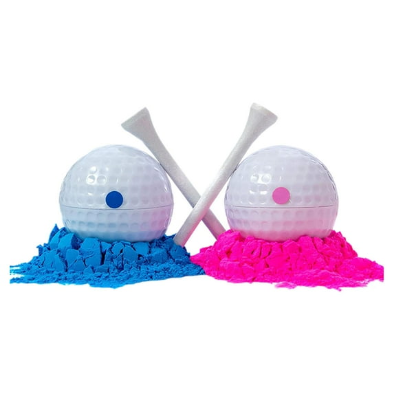 GARENDE Gender Reveal Golf Balls Baby Gender Reveal Parties Exploding Golf Balls Set