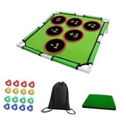 GARENDE Golf Chipping Games Casual with Putting Mat Golf Mat for Home Beach Backyard