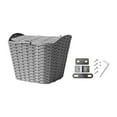 GARENDE Hanging Basket with Lid Handlebar Bike Basket for Mountain