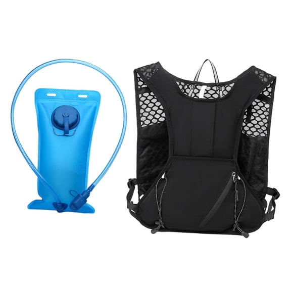 GARENDE Hydration Backpack Chest Pack Running Gear with 2L Water Bladder Bag Daypack for Black