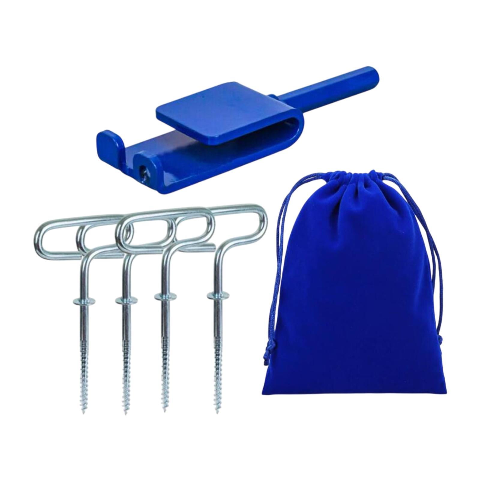 GARENDE Ice Fishing Anchor Tool Metal for Anchors Make Set up Shelter Quick and Easy