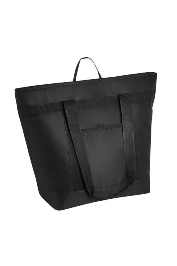 Insulated Cooling Bag Hiking Backpack Triple Layer Insulation Soft Beach Pack Fishing Shoulder Bag for Household BBQ Travelers Black