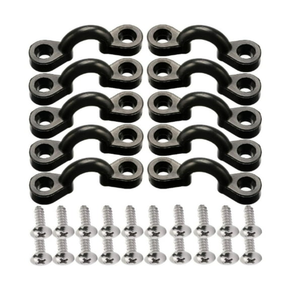 GARENDE Kayak Pad Eye Kit Kayak Eyelets Hardware with 20 Screws for Canoe Boat