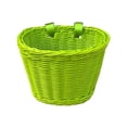 thumbnail image 2 of Kids Bike Basket With Bell - Handwoven Front Basket For Children's Bicycles & Scooters 2 of 10