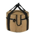 thumbnail image 1 of GARENDE Outdoor Cooking Utensils Storage Bag Camping Cylinder Bag for Camping Travel Khaki L, 1 of 9