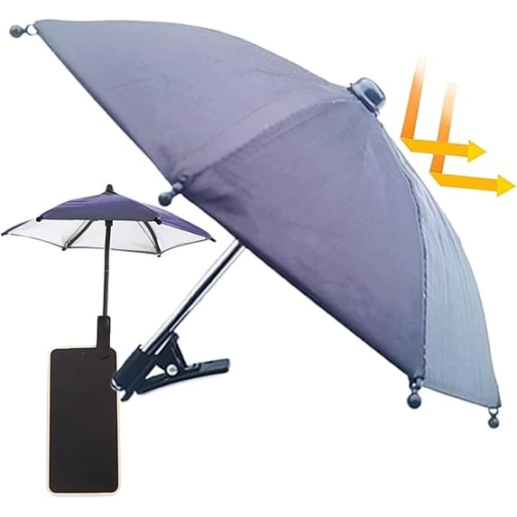 GARENDE Phone Sunshade Holder Gadget for Hand Outdoor Creative Recording Smartphone Bike black