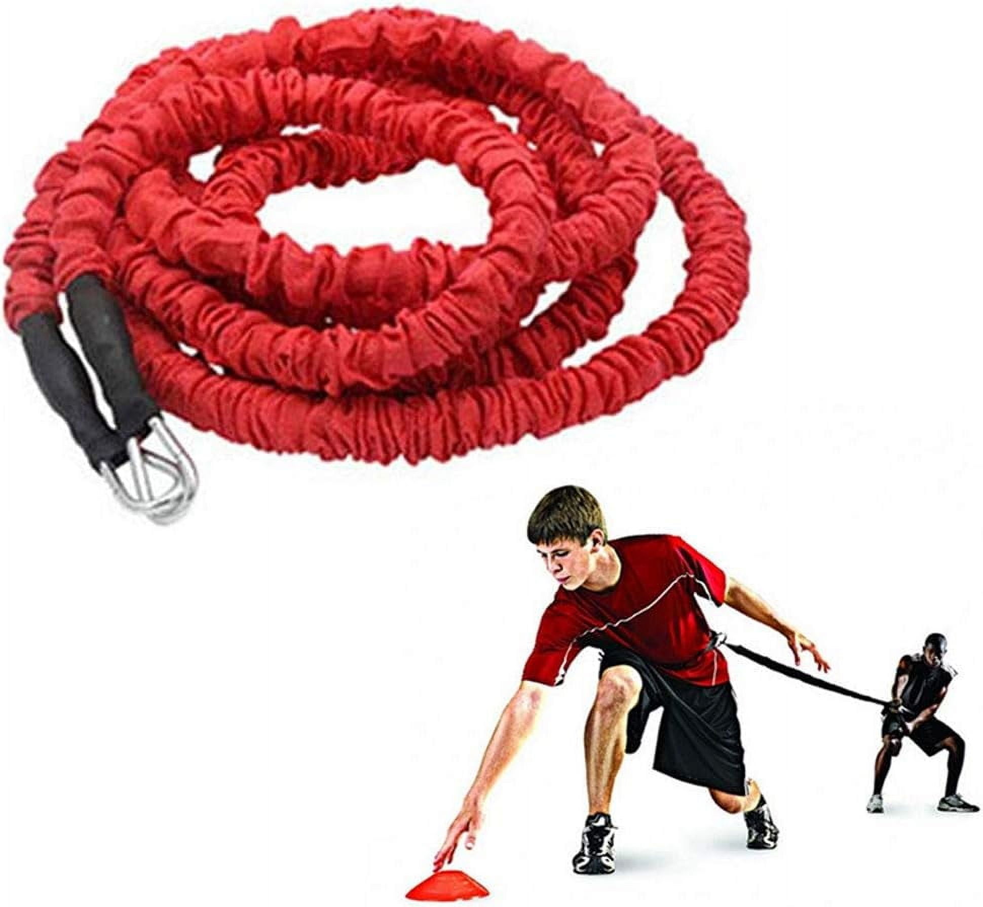 GARENDE Physical Training Resistance Band Resistance Training Rope for Power Agility Red 50lb