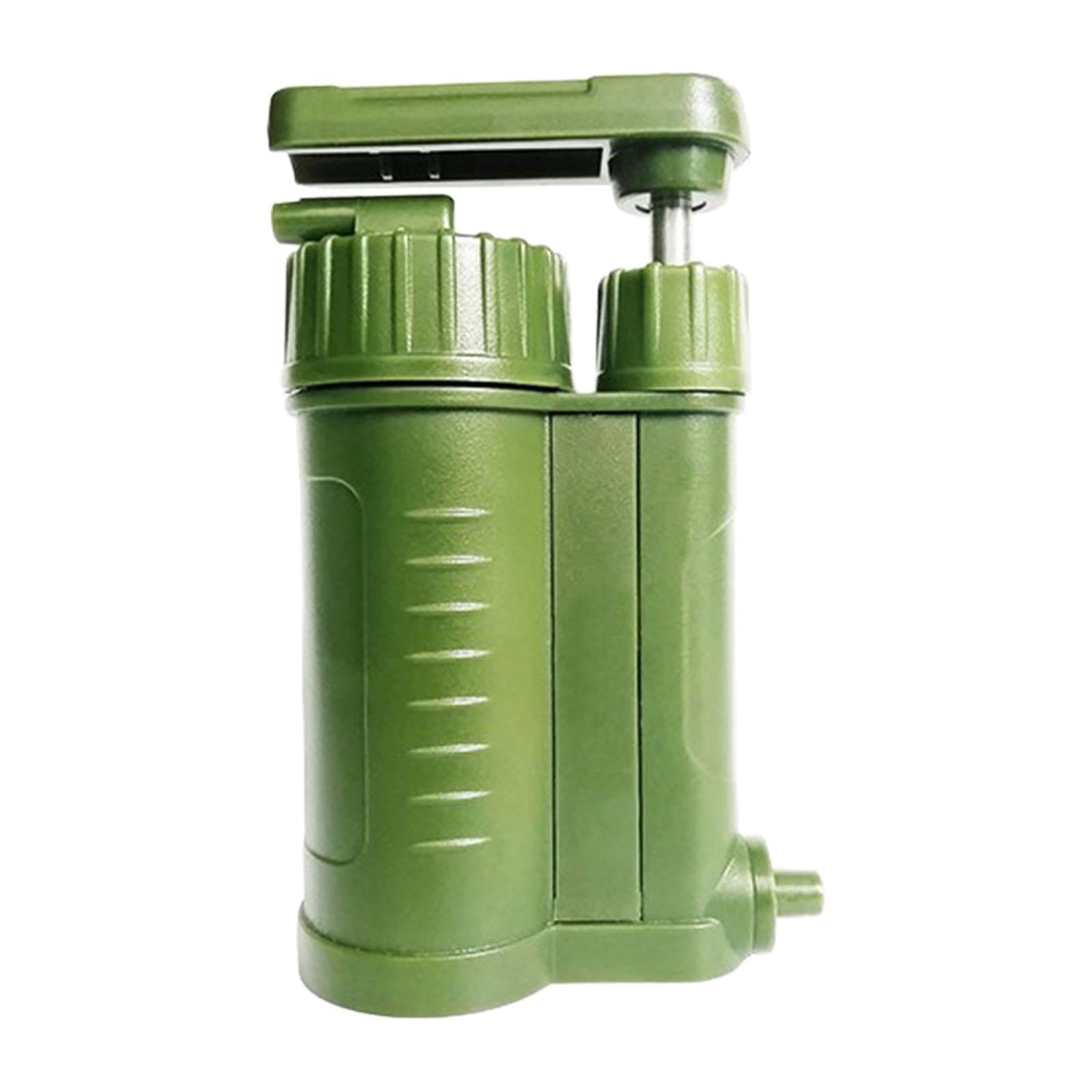 GARENDE Portable Water Filter Pump Water Purifier for Backpacking Emergency Survival